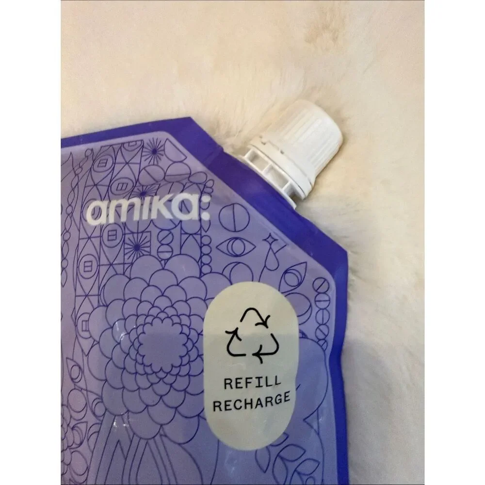 amika Cool Blonde Repair Conditioner Refill Pouch - Lavender Purple
